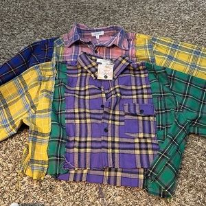 copper closet cropped flannels